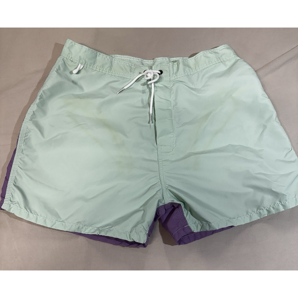 Purple Sundek 32 Rainbow Beach Swim Shorts Trunks Factory Sample